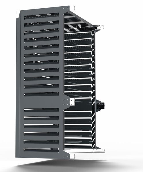Copri Condizionatore 105x150x65 cm in Alluminio a Parete Big Blade VL Antracite