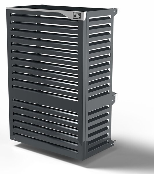 Copri Condizionatore 105x150x65 cm in Alluminio a Parete Big Blade VL Antracite