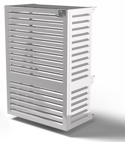 Copri Condizionatore 105x150x65 cm in Alluminio a Parete Big Blade VL Bianco
