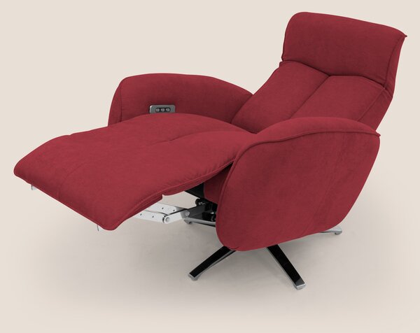 EVA Poltroncina RELAX in morbido tessuto impermeabile T02 rosso