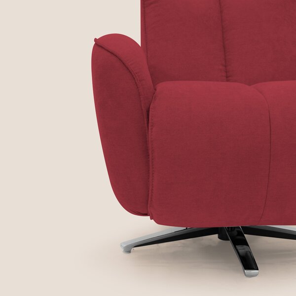 EVA Poltroncina RELAX in morbido tessuto impermeabile T02 rosso