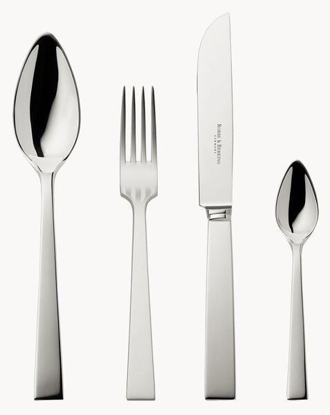 Set di posate fatte a mano lucidate a specchio Riva, varie misure