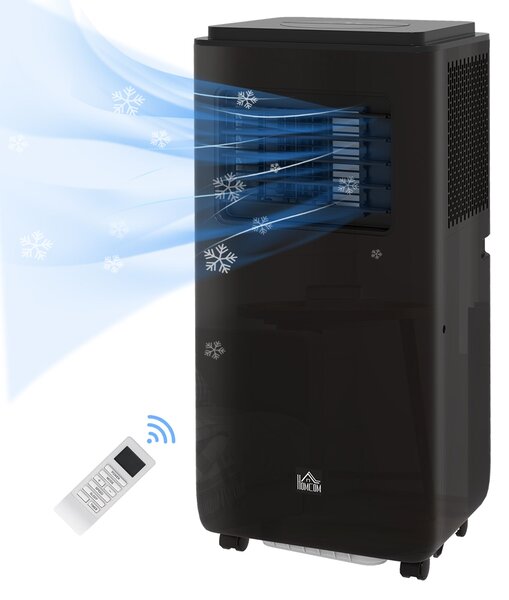Condizionatore Portatile 950W 33x28x70,4 cm con 5 Modalità e 3 Velocità Nero
