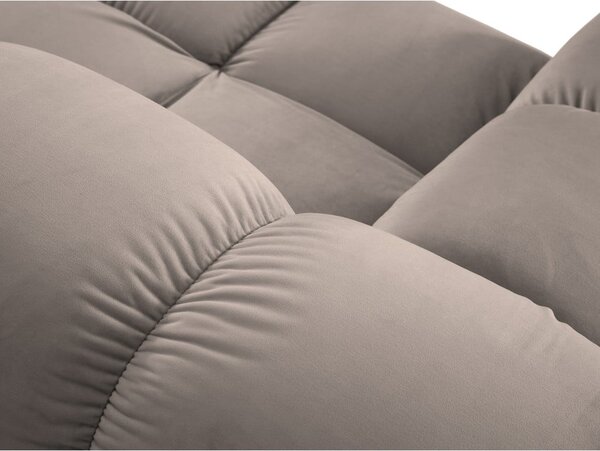 Divano in velluto beige 191 cm Bellis - Micadoni Home