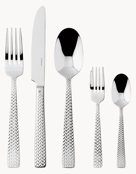 Set di 30 posate in acciaio inox Cortina, 6 persone