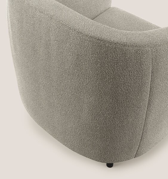 Pandora Poltroncina in morbido tessuto bouclé impermeabile T07 beige
