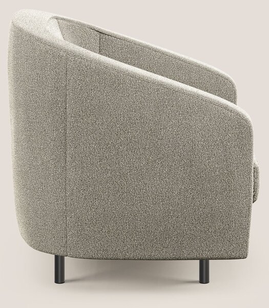 Pandora Poltroncina in morbido tessuto bouclé impermeabile T07 beige