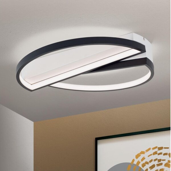 Orion DL 7-693 - Lampada da soffitto dimmerabile OLGA LED/28W/230V nero/bianco
