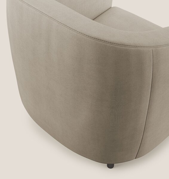 Pandora Poltroncina in tessuto morbido impermeabile T02 beige