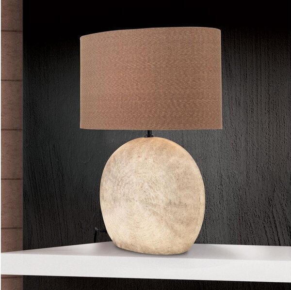 Orion LA 4-1193 - Lampada da tavolo ETHNO 1xE27/60W/230V ceramiche marrone/beige