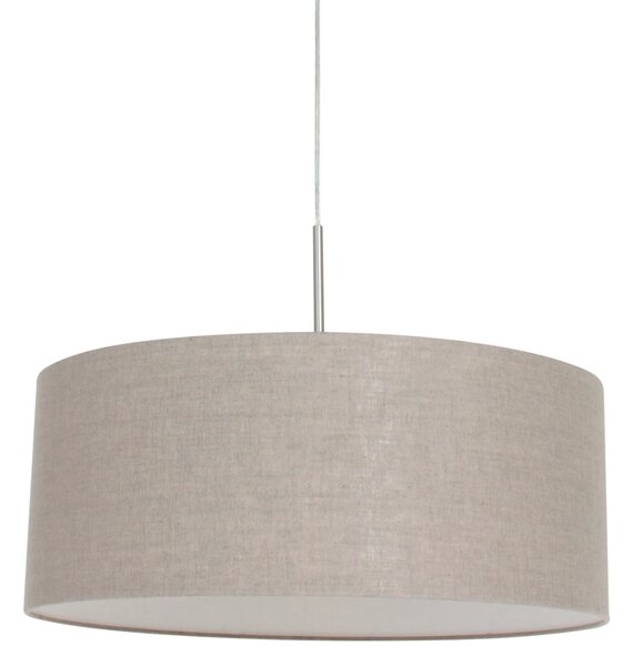 Steinhauer - lampada a sospensione - Sparkled Light - grigio - lino metallo - Ø 50cm - E27 - 9890ST