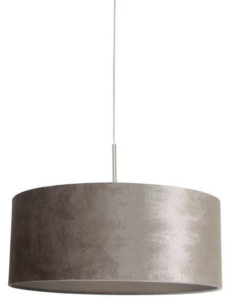 Steinhauer - lampada a sospensione - Sparkled Light - argento - metallo velluto - Ø 50cm - E27 - 8149ST