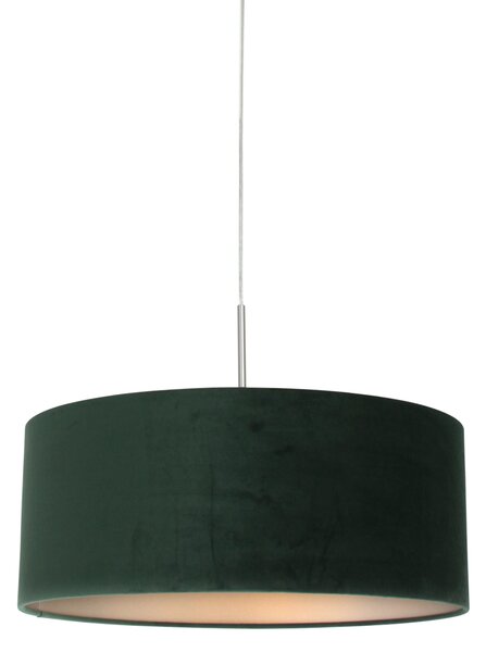 Steinhauer - lampada a sospensione - Sparkled Light - verde - metallo velluto - Ø 50cm - E27 - 8148ST