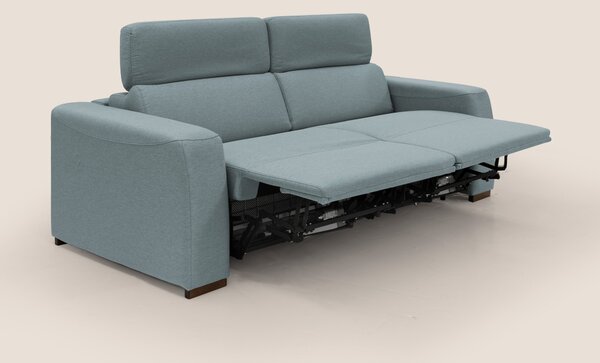 Poseidon divano letto + relax elettrico in tessuto smacchiabile imperm