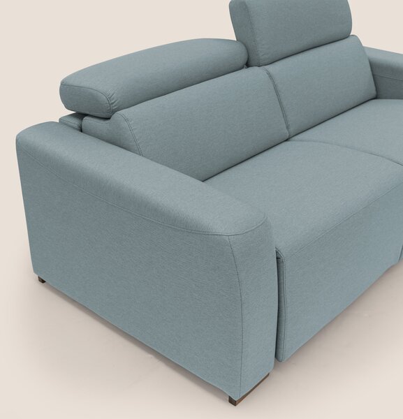 Poseidon divano letto + relax elettrico in tessuto smacchiabile imperm