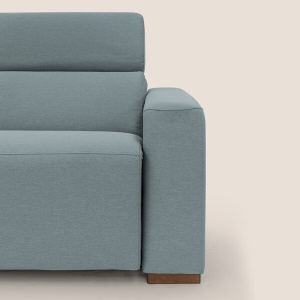 Poseidon divano letto + relax elettrico in tessuto smacchiabile imperm