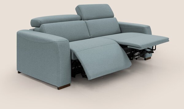 Poseidon divano letto + relax elettrico in tessuto smacchiabile imperm