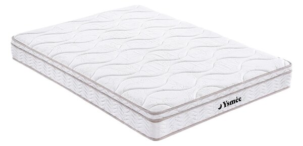 Materasso matrimoniale francese a molle 3 zone e memory foam 140 x 200 cm - WOLKENTANZ di YSMÉE