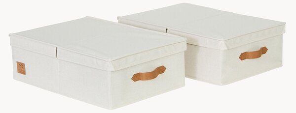 Set di 2 scatole con coperchio Premium