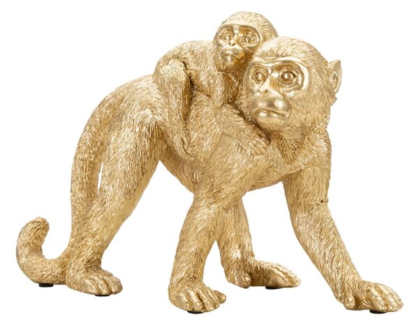 Statuetta in poliresina altezza 18,5 cm Monkey Mom - Mauro Ferretti