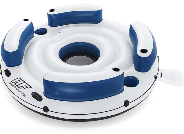 Isola Gonfiabile con 4 Portabicchieri e 2 Vani Portaoggetti Peso Massimo 360 Kg