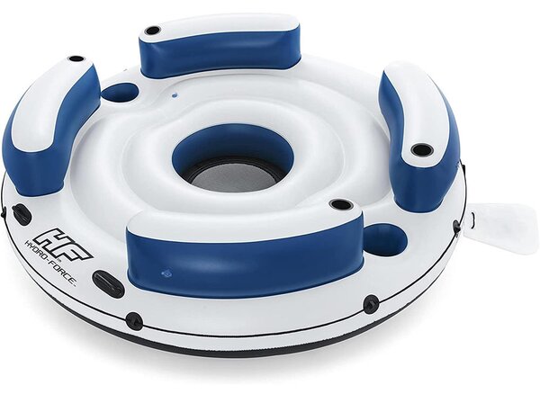 Isola Gonfiabile con 4 Portabicchieri e 2 Vani Portaoggetti Peso Massimo 360 Kg