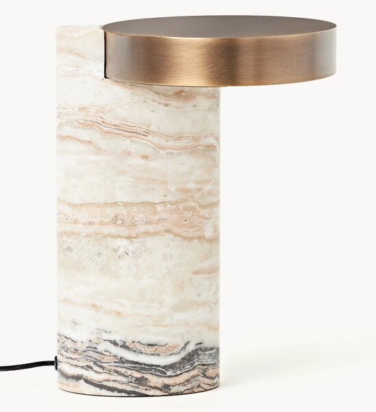 Lampada da tavolo a LED con base in marmo Eske