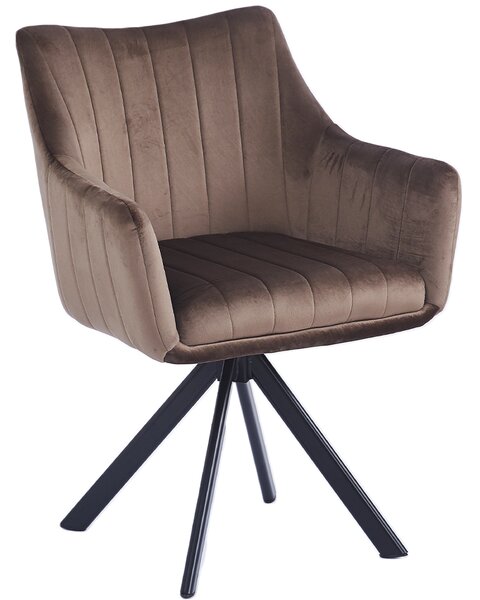 Poltrona Girevole Casa Ufficio Ergonomica Poltrona con Rivestimento Velluto Grigio