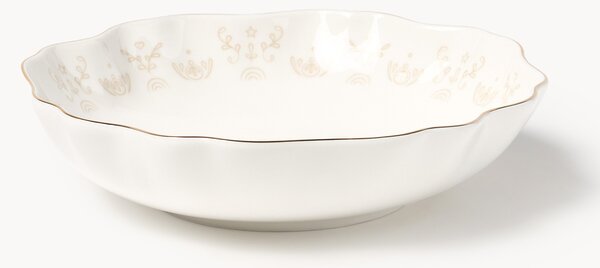 Set di 4 piatti fondi natalizi Lumos
