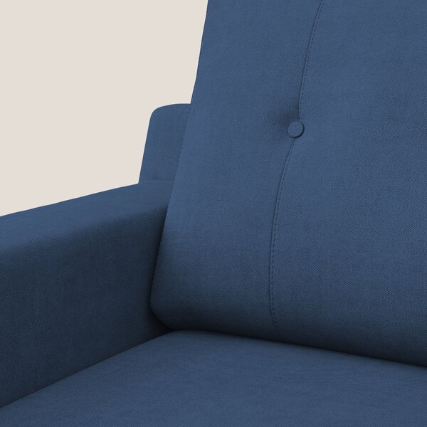 Danish poltroncina in tessuto morbido impermeabile T02 blu
