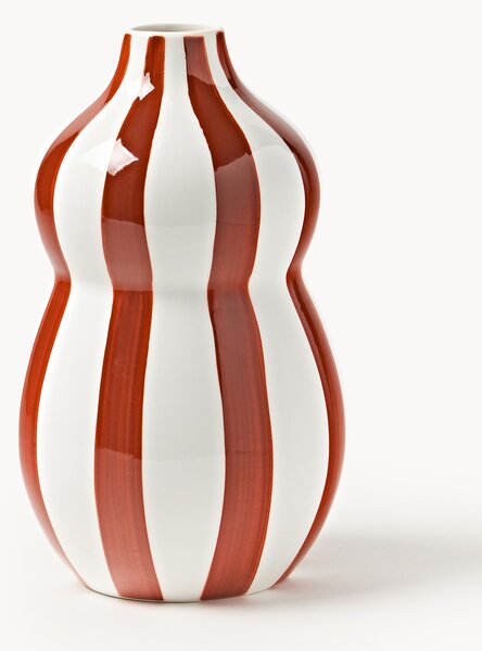 Vaso natalizio dipinto a mano Ellen, alt. 24 cm