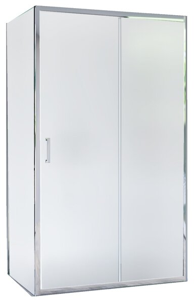 Box Doccia Angolare 70x100 cm 1 anta Scorrevole in Cristallo Opaco 6mm H195 Bonussi Tosca