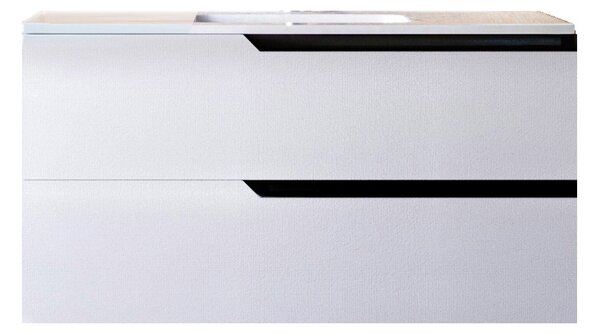 Mobile bagno 80 cm Sospeso Bianco Porcellana Boston Senza Specchio Bonussi