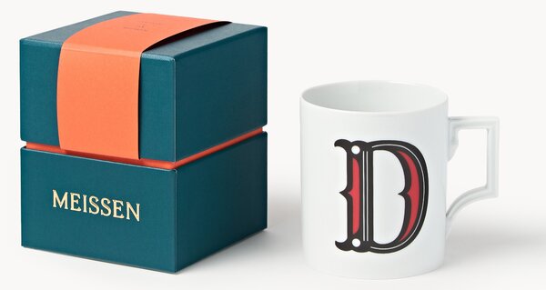Westwing x MEISSEN, Tazza fatta a mano con motivo decorativo Initials