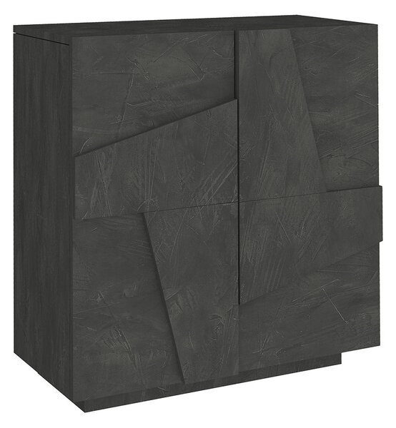 Scarpiera 2 Ante Battenti 81,2x39,2x86 cm Ping Ardesia
