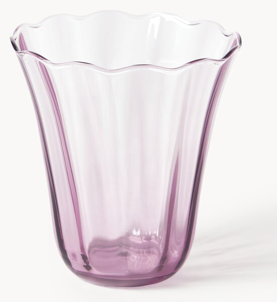 Set di 4 bicchieri in vetro soffiato Tulya