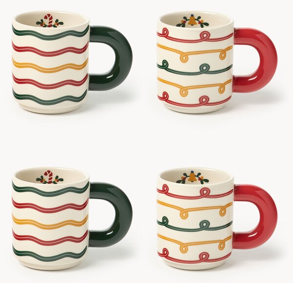 Set di 4 tazze natalizie Cutemas