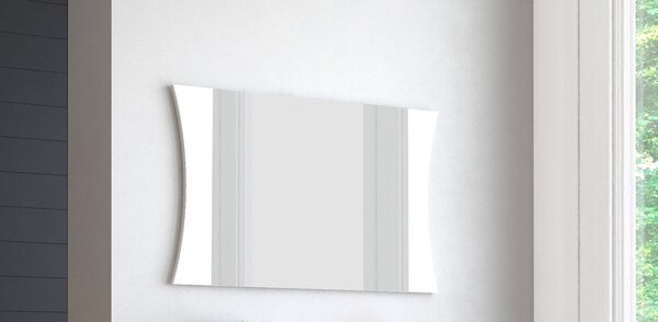 Specchio 110x2x60 cm Arco Bianco Lucido