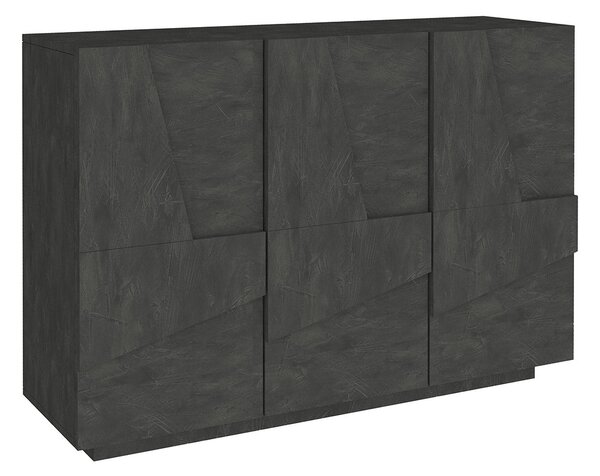 Mobile Multiuso 3 Ante 121,8x39,2x86 cm Ping Ardesia