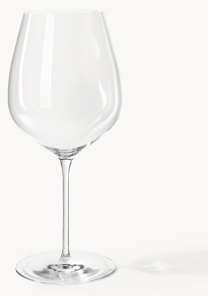 Set di 4 bicchieri da vino rosso in cristallo Galilee