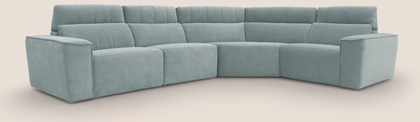 Clark Divano modulare angolare REVERSIBILE con opzione relax elettrico