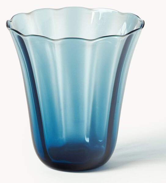 Set di 4 bicchieri in vetro soffiato Tulya