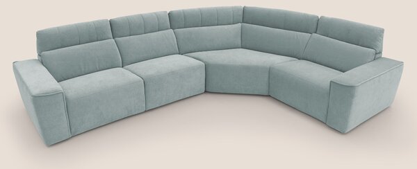 Clark Divano modulare angolare REVERSIBILE con opzione relax elettrico