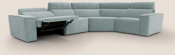 Clark Divano modulare angolare REVERSIBILE con opzione relax elettrico