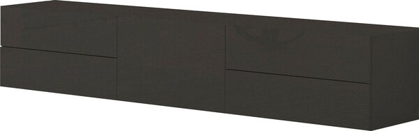 Mobile TV 1 Anta 4 Cassetti 170x40x35,2 cm Metis Antracite Lucido