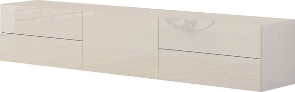 Mobile TV 1 Anta 4 Cassetti 170x40x35,2 cm Metis Bianco Lucido