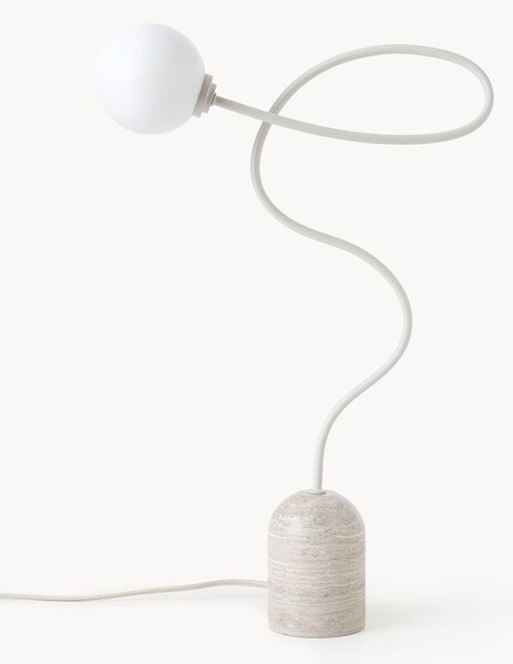 Lampada da tavolo con base in marmo Alina