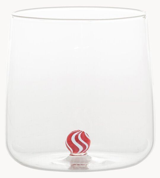 Set di 4 bicchieri in vetro soffiato Bilia Candy