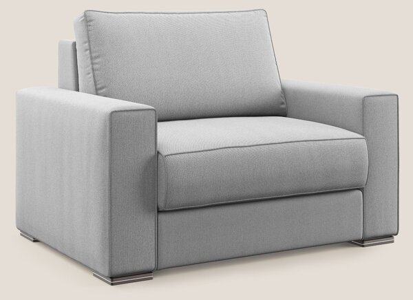 Dream poltrona letto in tessuto smacchiabile T05 grigio
