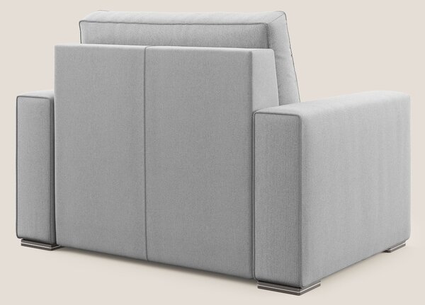 Dream poltrona letto in tessuto smacchiabile T05 grigio